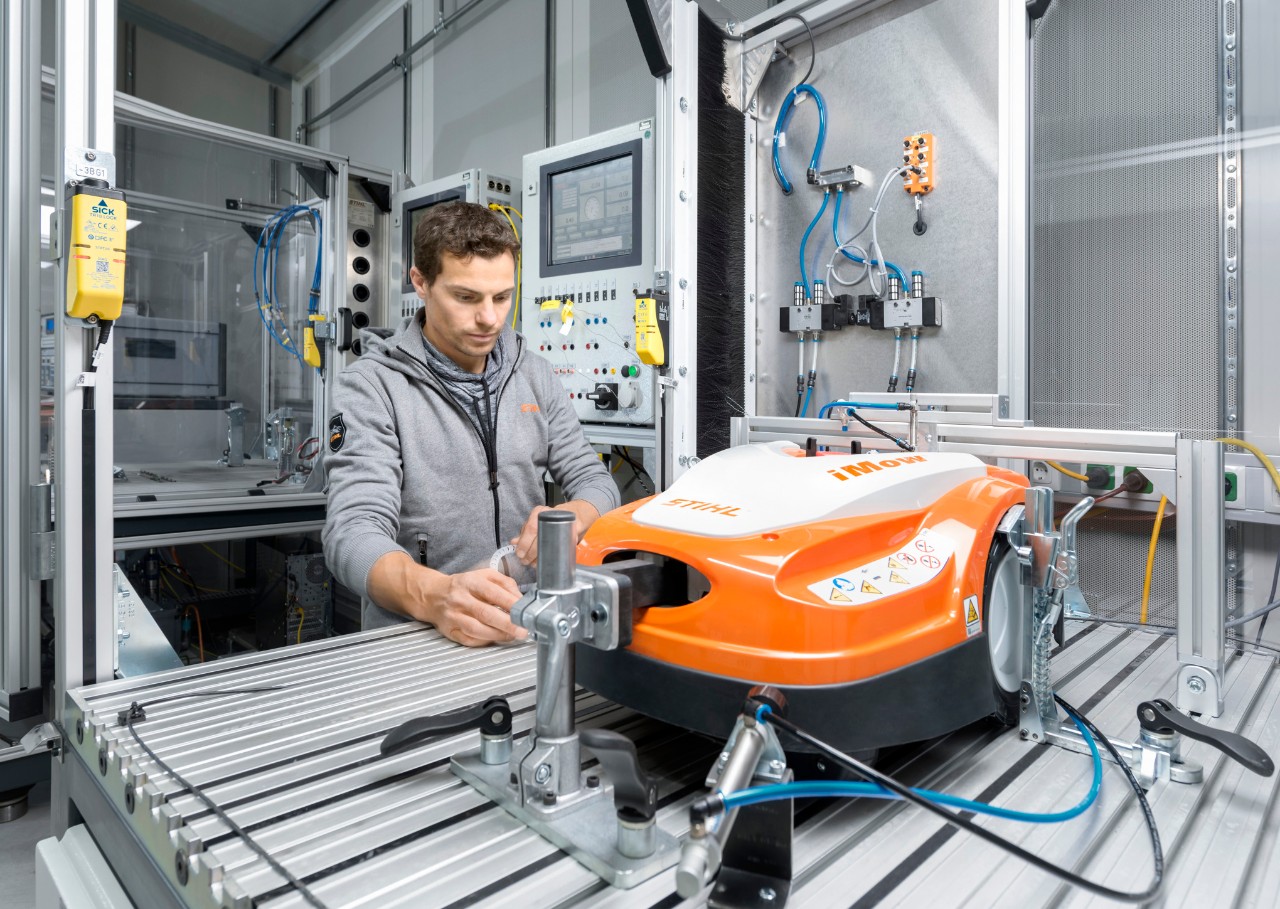 La zona de pruebas del iMOW en el tejado de STIHL Tirol tiene 3000 metros cuadrados.